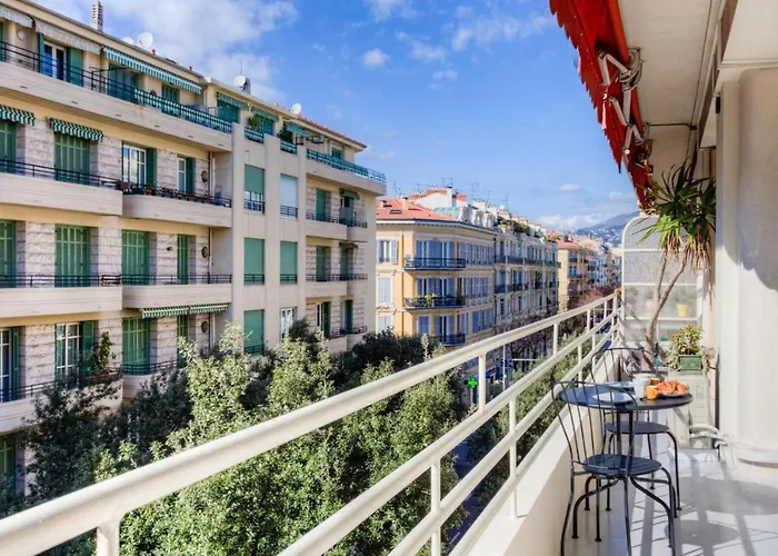 #29 Gambetta Ac Sea View 2 Bedrooms 1min Walk To Promenade & Sea Appartement Nice